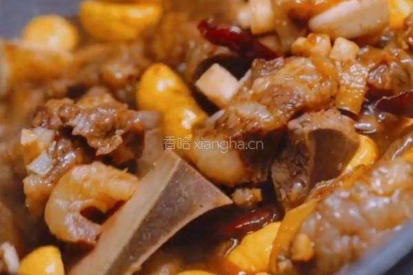栗子焖牛大排的做法图解5