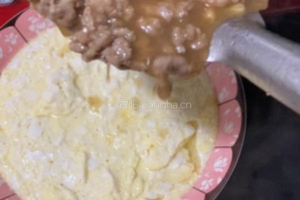 肉沫蒸蛋的做法图解4