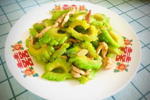 苦瓜炒肉的做法图解8