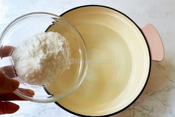 草莓布丁蛋糕盒子的做法图解3