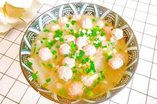 冬瓜肉丸汤的做法图解17
