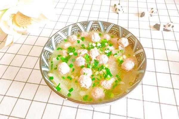 冬瓜肉丸汤的做法图解18