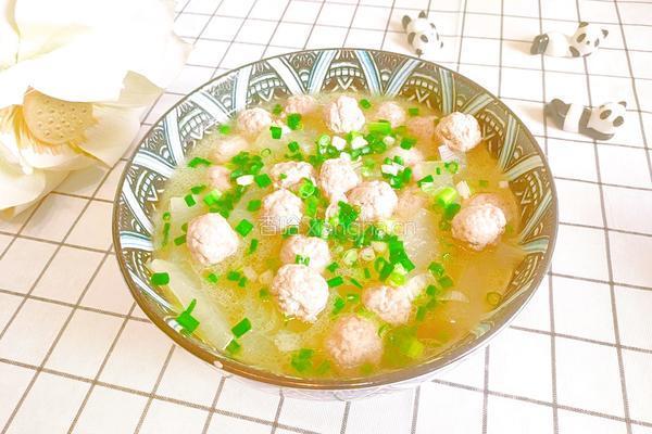 冬瓜肉丸汤的做法图解19