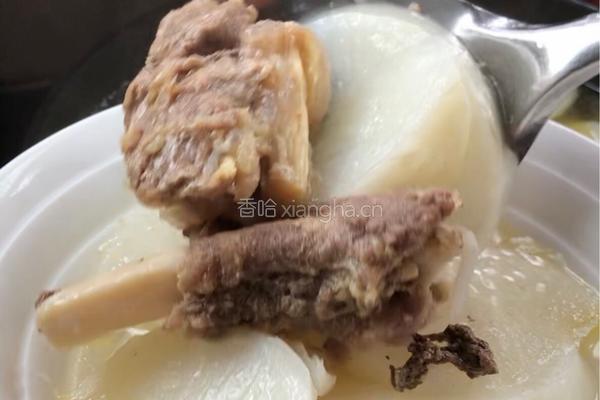 白萝卜排骨汤的做法图解11