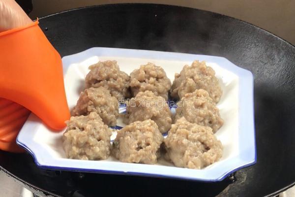 茄泥肉丸的做法图解7