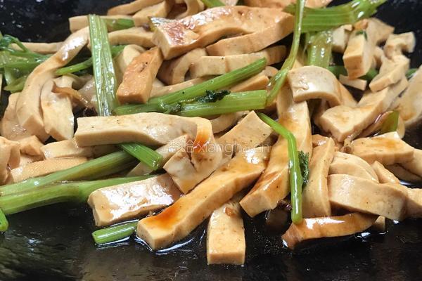 西芹炒豆腐干的做法图解10