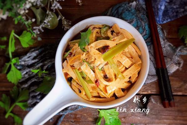 西芹炒豆腐干的做法图解14