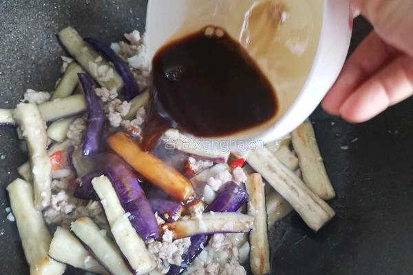 肉末茄子盖饭的做法图解10
