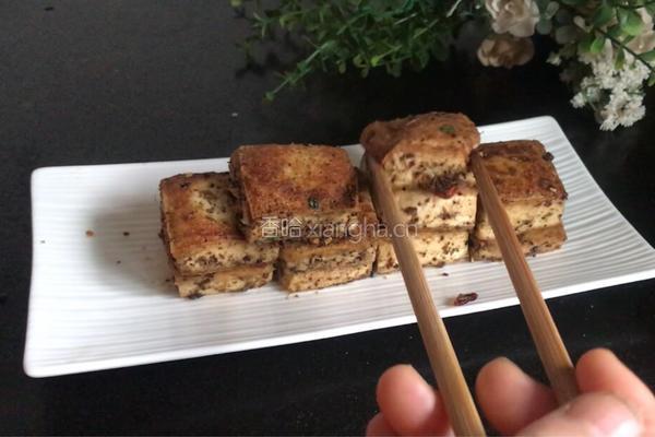 煎豆腐的做法图解11