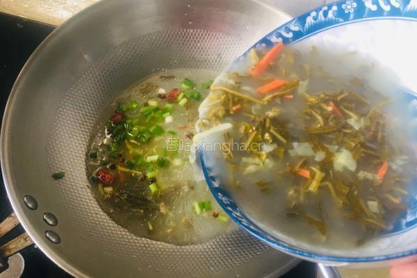 浆水面的做法图解4