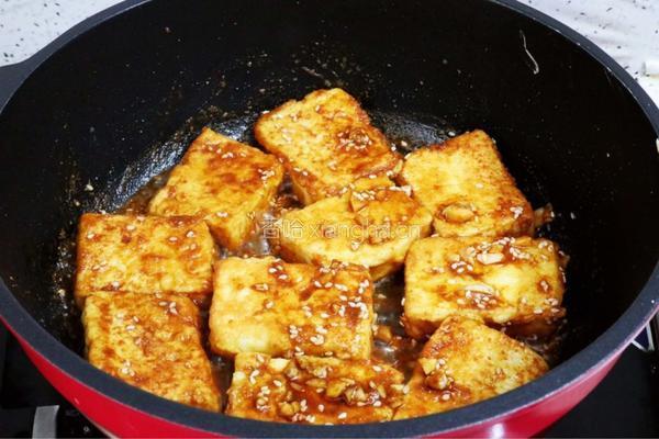 香煎孜然豆腐的做法图解17