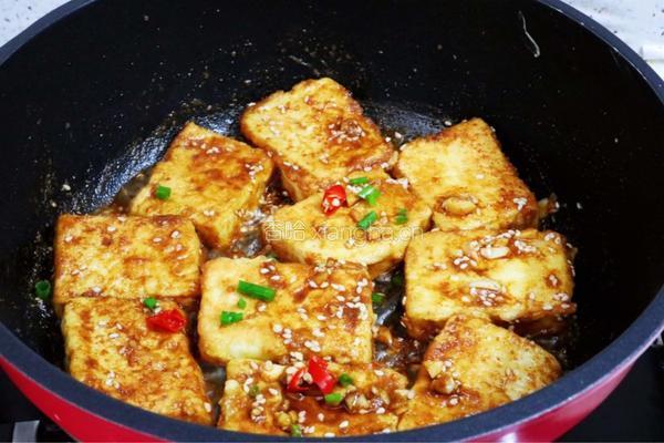 香煎孜然豆腐的做法图解18