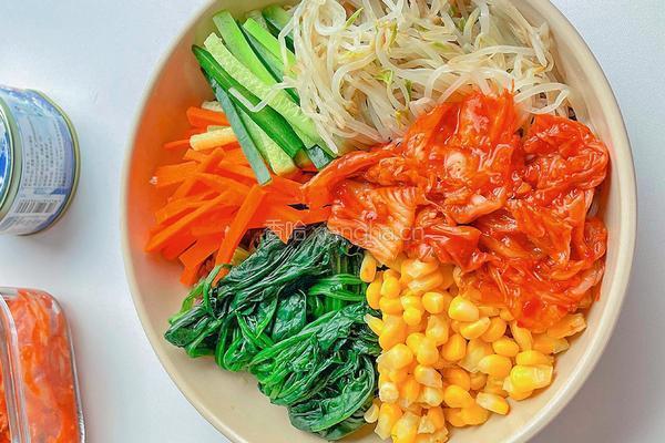 金枪鱼韩式拌饭（美味吃法）的做法图解3