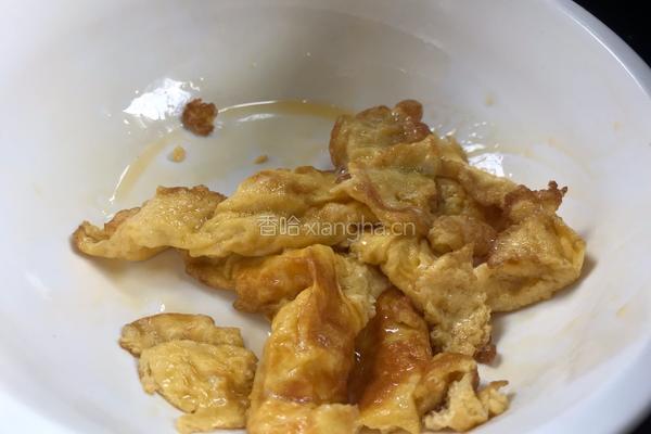 油菜鸡蛋面的做法图解5