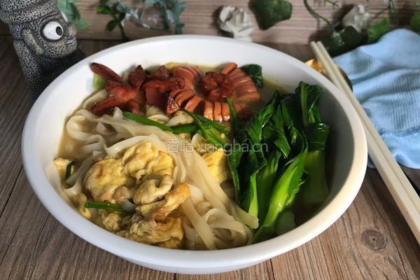 油菜鸡蛋面的做法图解16