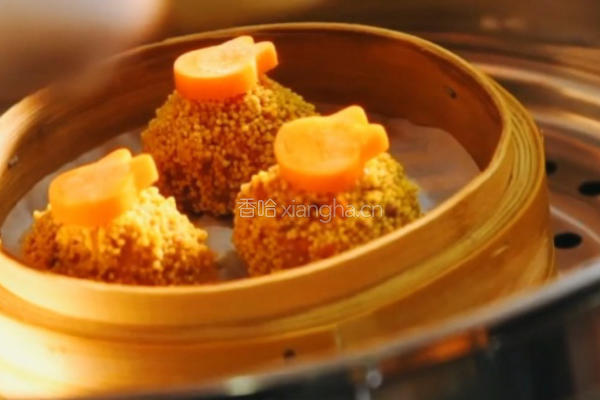 马蹄小米牛肉球的做法图解8