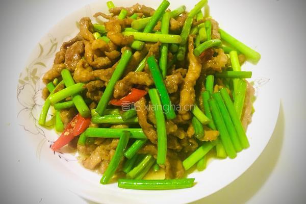 过油肉炒蒜苔的做法图解9