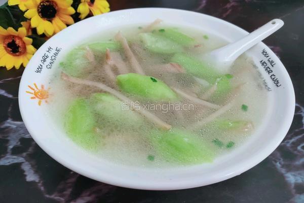 大头菜丝瓜汤的做法图解10