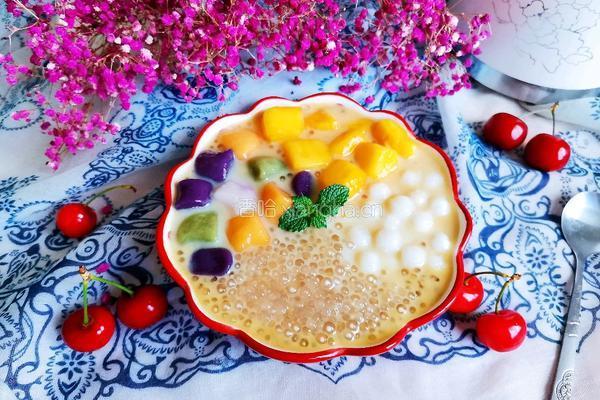 芒果芋圆西米露的做法图解12