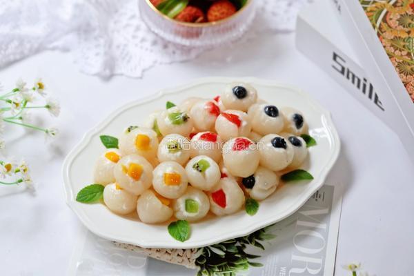 荔枝酸奶冻的做法图解8