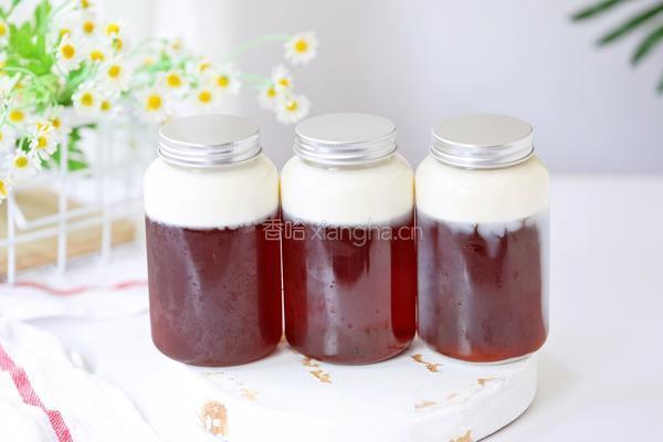 罗汉果菊花膏撞奶的做法图解10