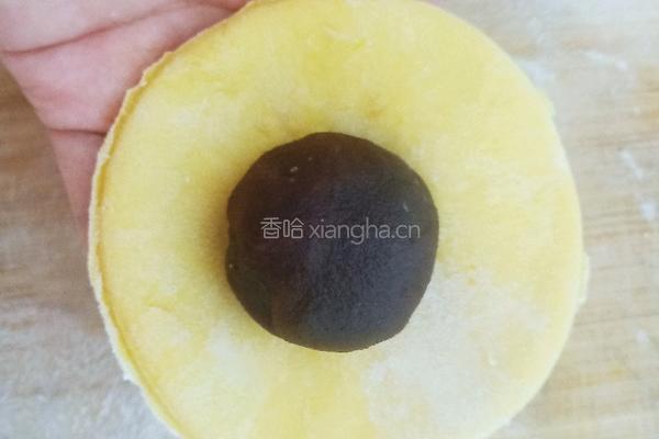 元宝豆沙包的做法图解9