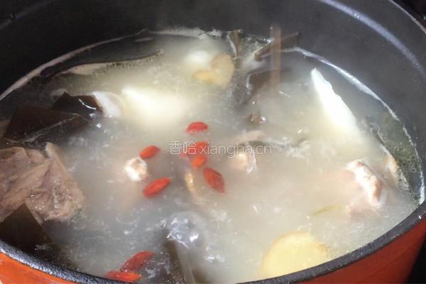 山药海带脊骨汤的做法图解14
