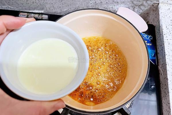 焦糖海盐奶茶蛋糕的做法图解5