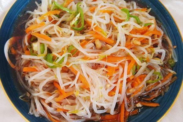炝拌绿豆芽的做法图解12