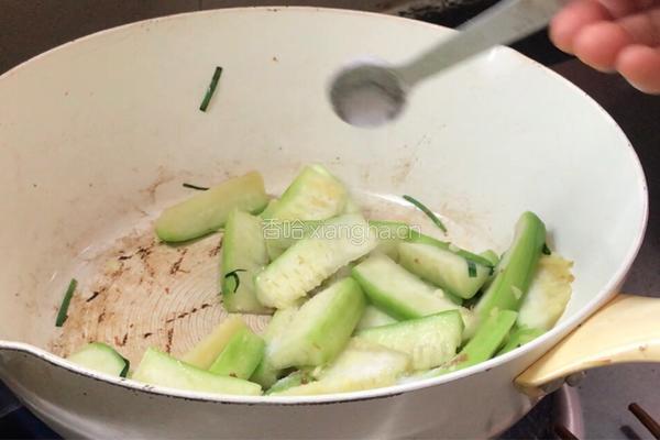 丝瓜鸡蛋汤面的做法图解10