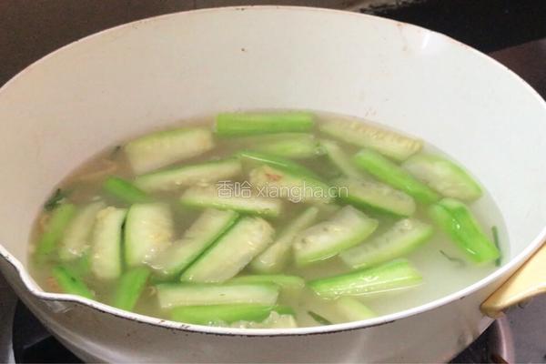 丝瓜鸡蛋汤面的做法图解11