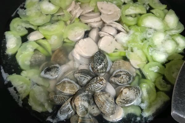 蛤蜊丝瓜粉丝汤的做法图解7