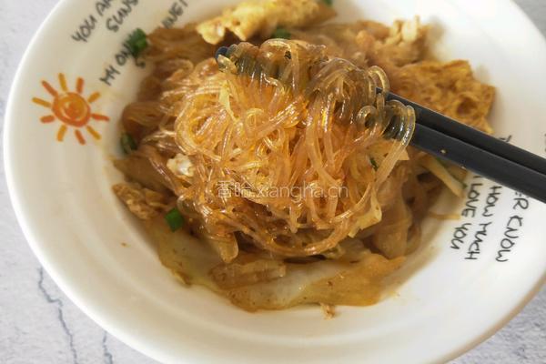 包菜炒粉丝的做法图解9