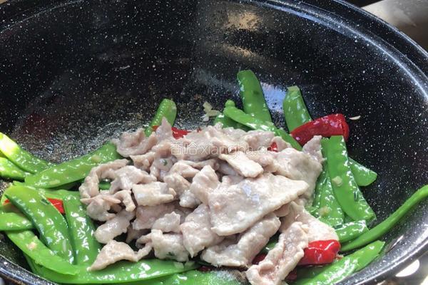 荷兰豆炒瘦肉的做法图解14