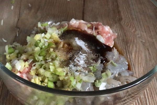 鲜虾馄饨的做法图解4