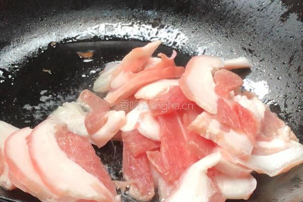 五花肉炒荷兰豆的做法图解10