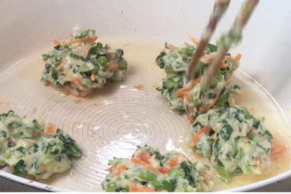 蔬菜虾仁饼的做法图解12