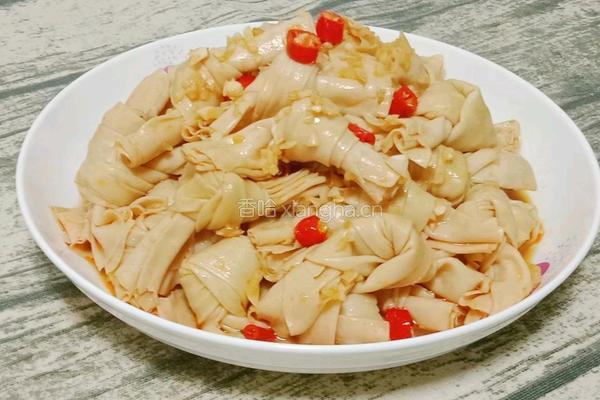 凉拌豆结的做法图解12