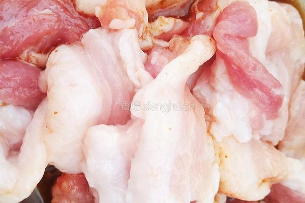 香酥锅巴肉的做法图解1