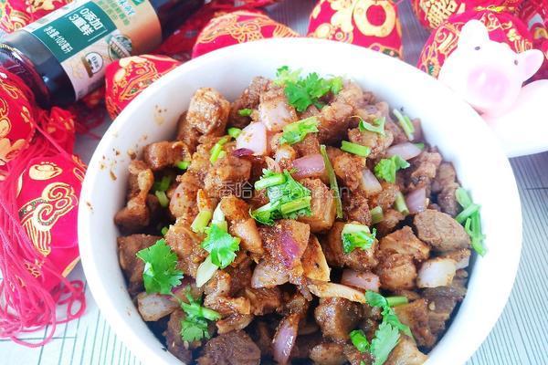 孜然牛肉粒的做法图解10