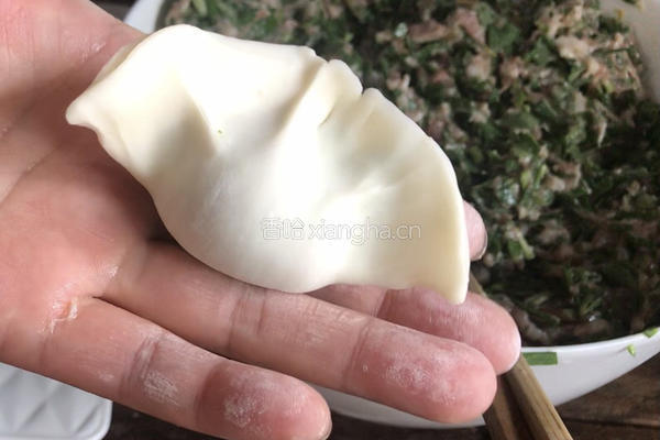 马齿苋韭菜馅饺子的做法图解13