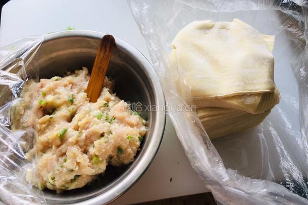 清汤鸡肉馄饨的做法图解5