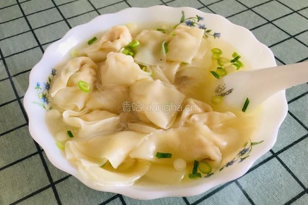 清汤鸡肉馄饨的做法图解10