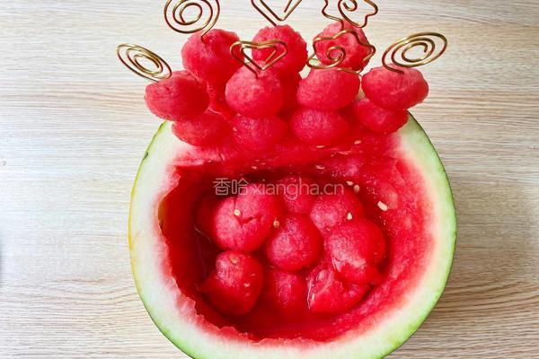 夏日西瓜气泡桶的做法图解6
