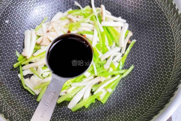 青椒炒杏鲍菇的做法图解6