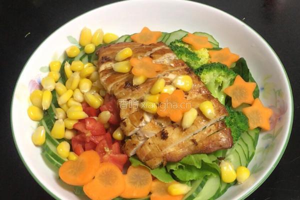 鸡肉蔬菜沙拉的做法图解11