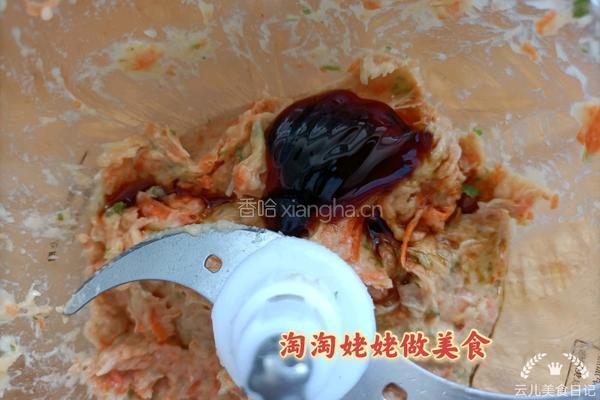 鸡肉蔬菜肠的做法图解7