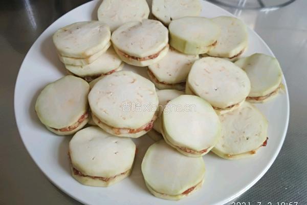 蒸茄盒的做法图解9