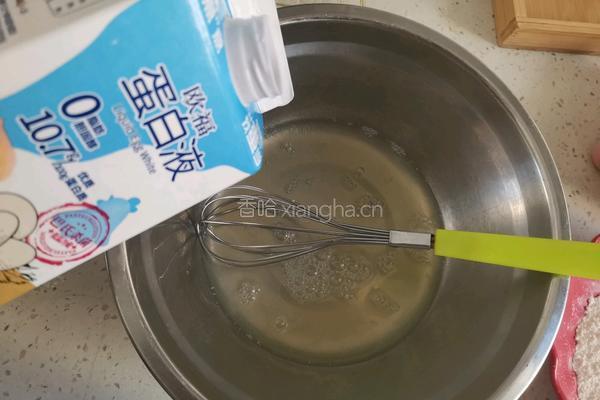 蛋白芝麻薄脆的做法图解2