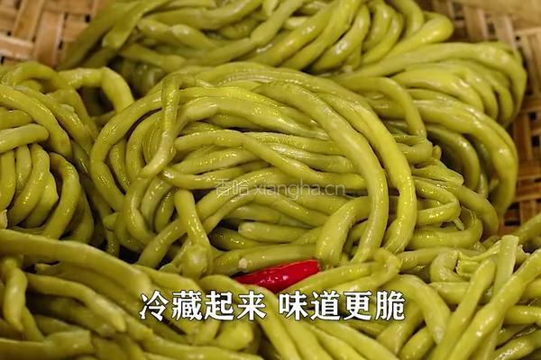 开胃老坛酸豆角 好吃的坛子菜 酸辣脆爽的做法图解9